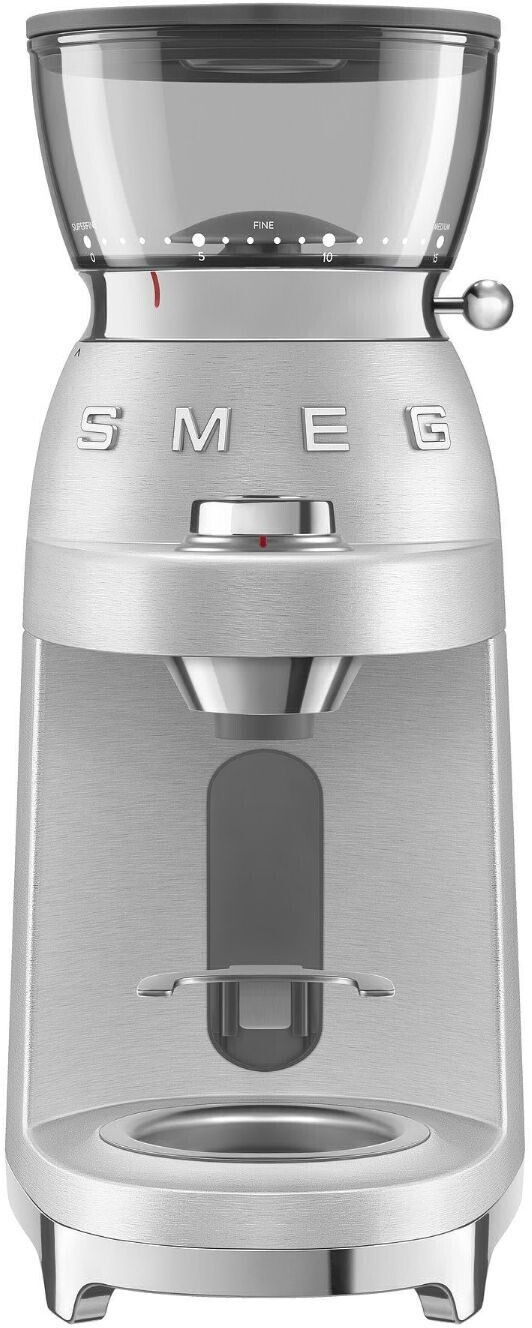 آسیاب قهوه اسمگ ایتالیا مدل SMEG CGF02SSEU - رنگ استیل